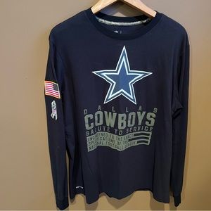 NFL Nike On Field Apparel Dallas Cowboys long sleeve T-shirt